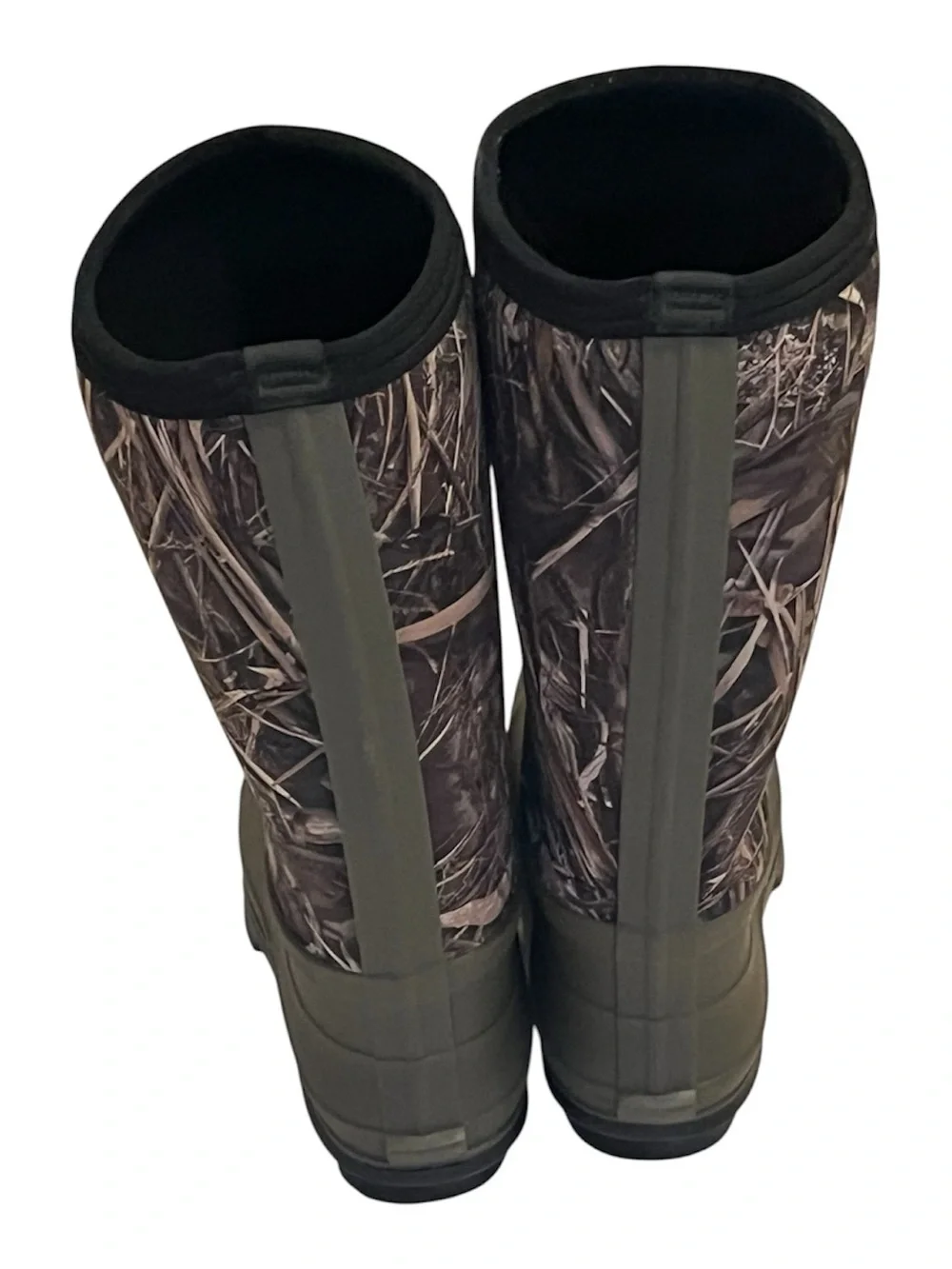 Magellan Outdoors Men's Mossy Oak Camo and Olive Green Waterproof Boots